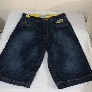 Men's denim jean shorts